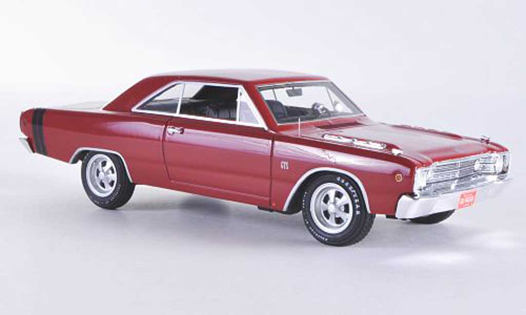 Dodge Dart 1968 1/43 Highway 61 1968 GTS rosso/nero modellino in miniatura