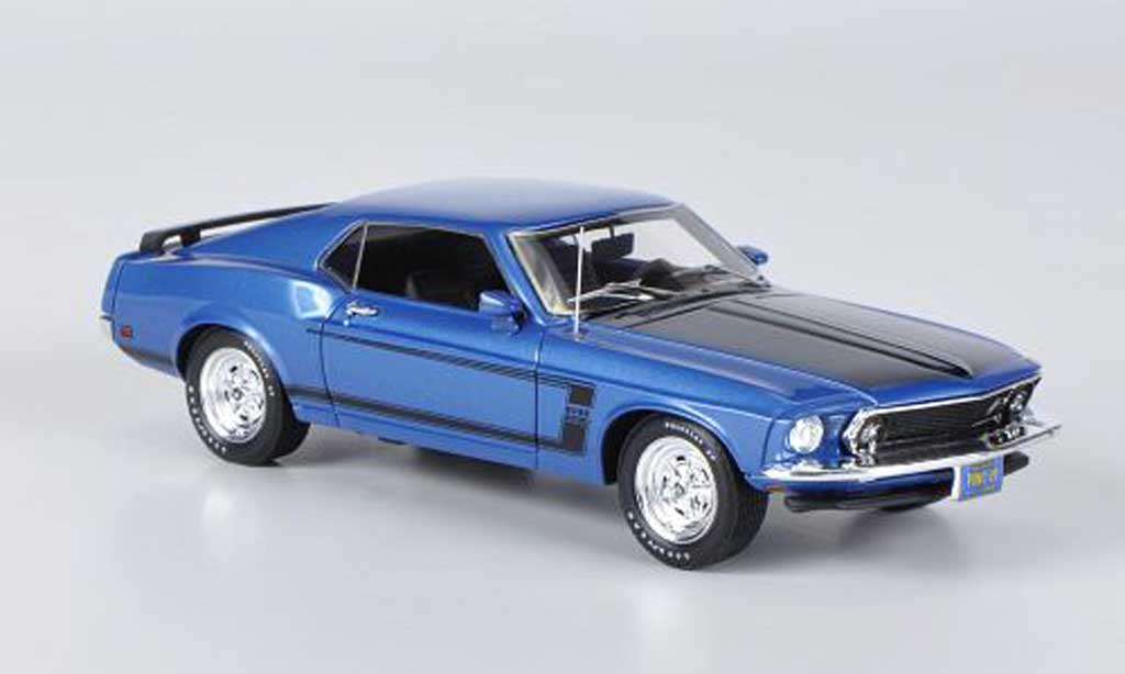 Ford Mustang 1969 1/43 Highway 61 1969 Boss 302 blu modellino in miniatura