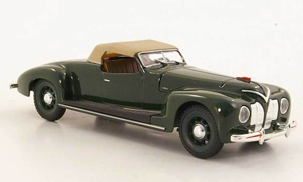 Zis 101 1/43 Nash Avtoprom A Sport grun geschlossenes Verdeck modellino in miniatura