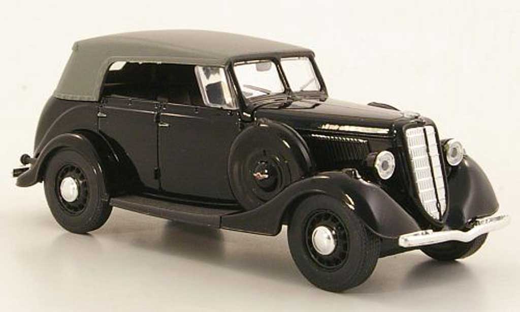 Gaz M1 Phaeton 1/43 Nash Avtoprom Phaeton nero geschlossenes Verdeck modellino in miniatura