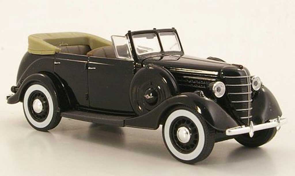 Gaz 11-40 1/43 Nash Avtoprom nero geoffnetes Verdeck modellino in miniatura