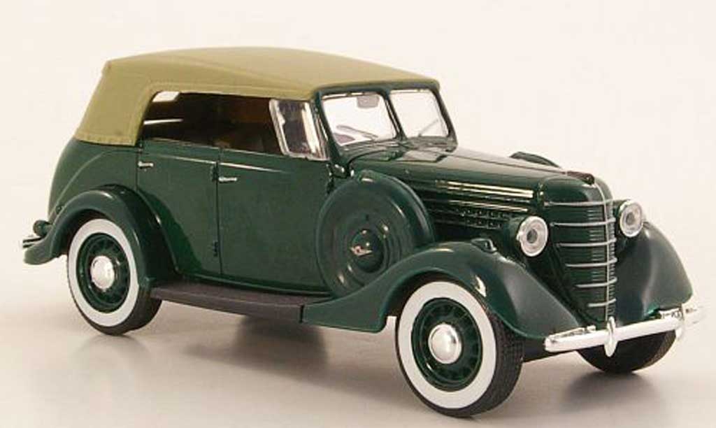Gaz 11-40 1/43 Nash Avtoprom grun geschlossenes Verdeck modellino in miniatura