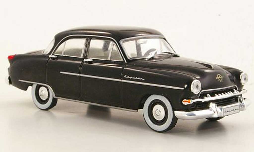 Opel Kapitan 1/43 Hachette nero (ohne Magazin) 1954 modellino in miniatura