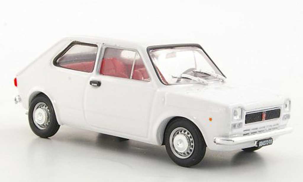 Fiat 127 1/43 Brumm bianco 1971 modellino in miniatura