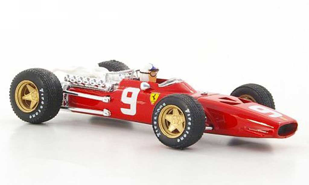 Ferrari 312 F1 1/43 Brumm F1 No.9 C.Amon GNiederlande 1968 modellino in miniatura