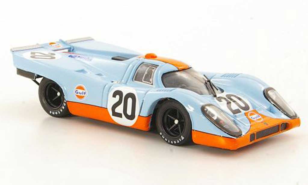 Porsche 917 1970 1/43 Brumm 1970 No.20 JWA-Gulf Racing Team Siffert / Redman 24h Le Mans modellino in miniatura