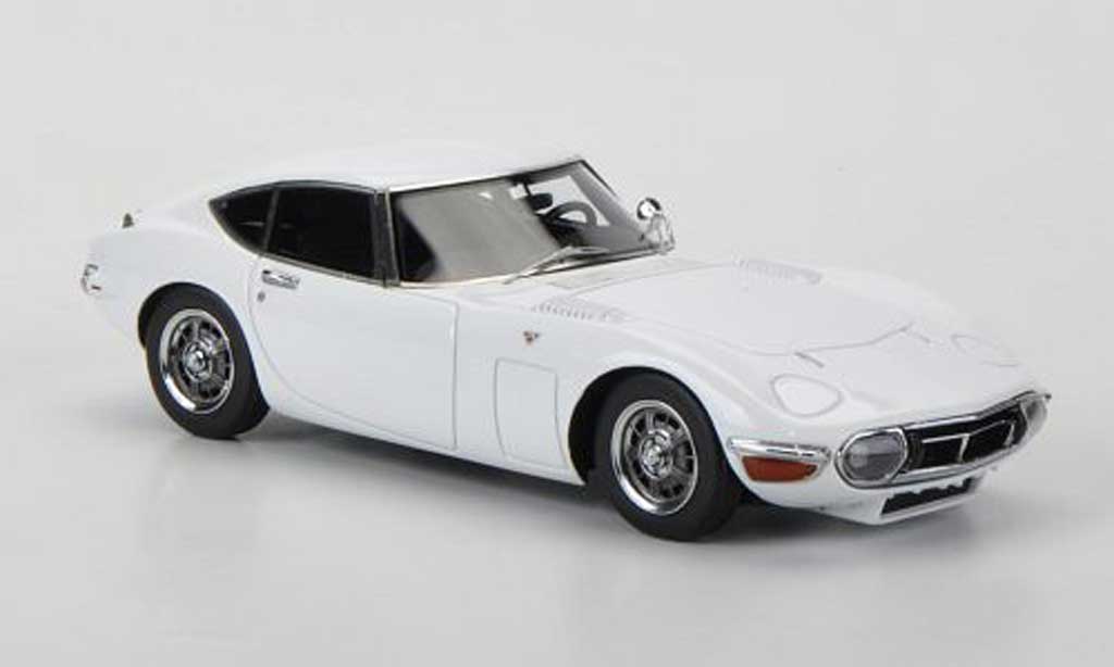 Toyota 2000 GT 1/43 HPI (MF-12L) bianco modellino in miniatura
