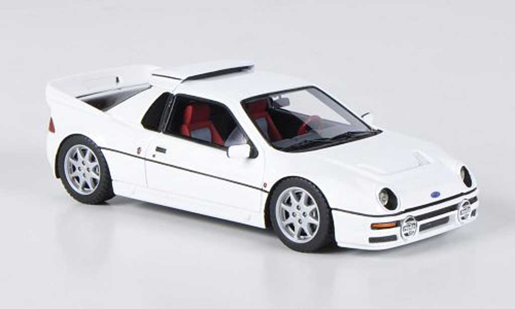 Ford RS 200 1/43 HPI bianco LHD modellino in miniatura