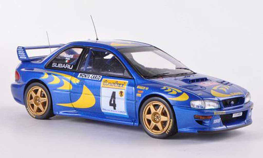 Subaru Impreza WRC 1/43 HPI WRC 97 No.4 P.Liatti / F.Pons Rally Monte Carlo 1997 modellino in miniatura