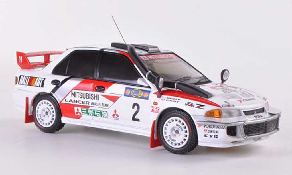 Mitsubishi Lancer Evolution III 1/43 HPI Evolution III No.2 RalliArt K.Shinozuka / P.Kuukkala Safari Rally 1995 modellino in miniatura