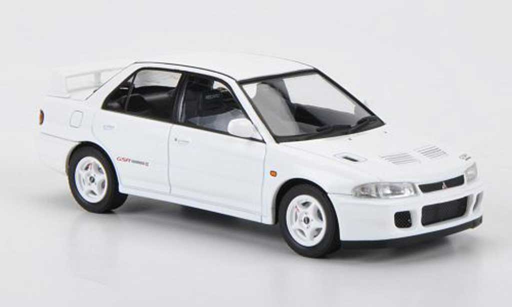 Mitsubishi Lancer Evolution II 1/43 HPI Evolution II GSR bianco RHD 1994 modellino in miniatura