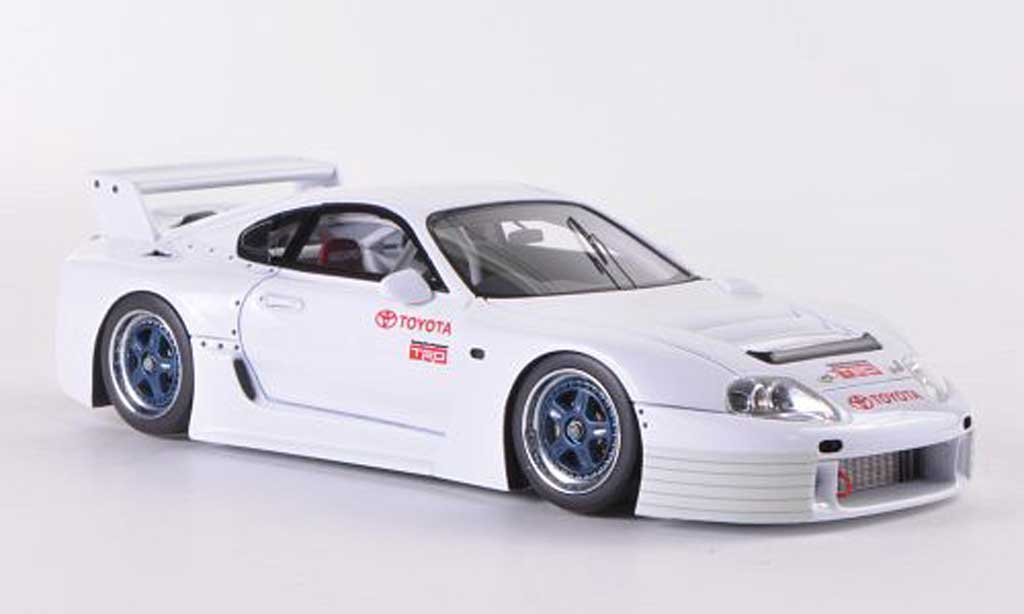 Toyota Supra GT LM 1/43 HPI GT LM GT LM bianco N.Nagasaka Testfahrzeug Fuji 1996 modellino in miniatura