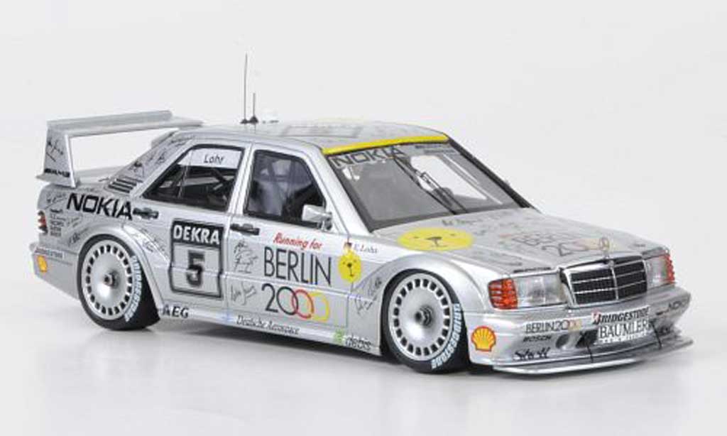 Mercedes 190 E 1/43 HPI E 2.5-16 Evo II No.5 Berlin 2000 E.Lohr DTM 1992 modellino in miniatura