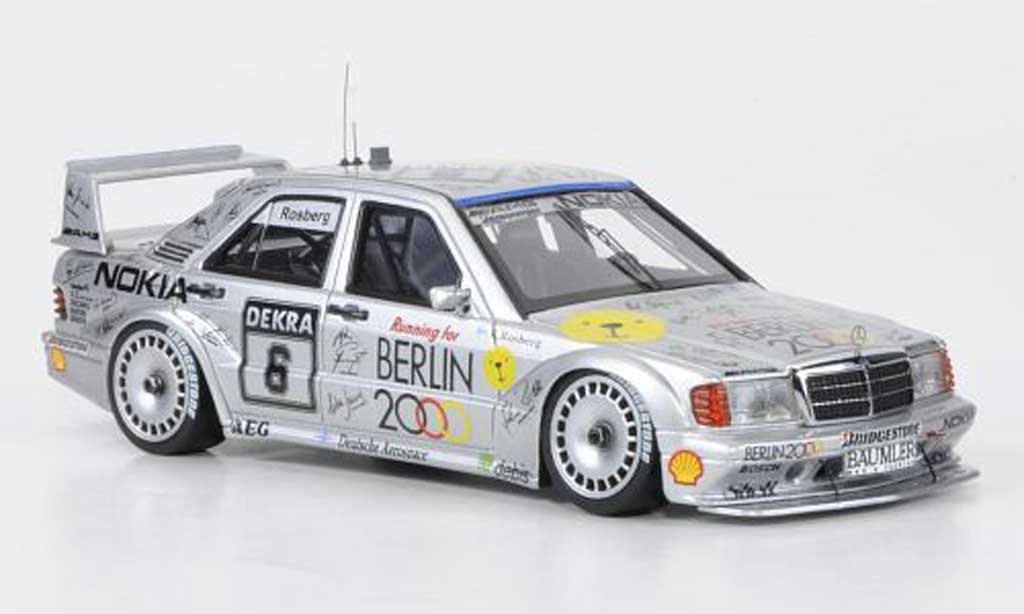 Mercedes 190 E 1/43 HPI E 2.5-16 Evo II No.6 Berlin 2000 K.Rosberg DTM 1992 modellino in miniatura