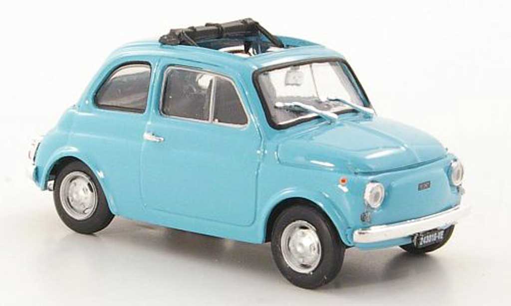 Fiat 500 R 1/43 Brumm R aperta turkis 1972 modellino in miniatura