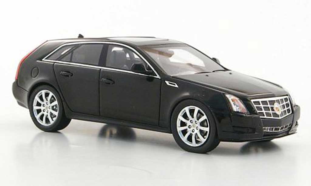Cadillac CTS 1/43 Luxury Collectibles Station Wagon nero 2011 modellino in miniatura