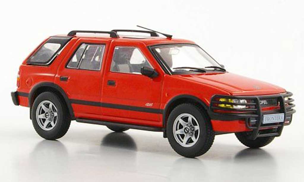 Opel Frontera 1/43 Hachette A rosso (ohne Magazin) 1991 modellino in miniatura
