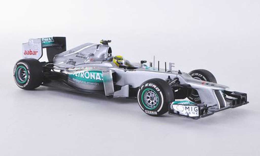 Mercedes F1 2012 1/43 Minichamps 2012 Team W03 No.8 AMG Petronas N.Rosberg GP China modellino in miniatura