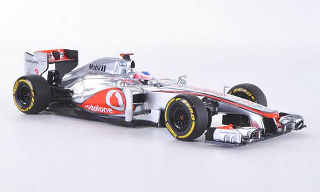 McLaren F1 2012 1/43 Minichamps 2012 Mercedes MP4-27 No.3 Vodafone J.Button -Saison modellino in miniatura
