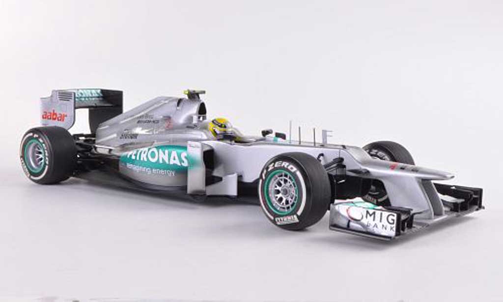 Mercedes F1 2012 1/18 Minichamps 2012 Team W03 No.8 AMG Petronas GP China N.Rosberg modellino in miniatura