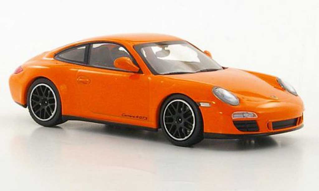 Porsche 997 GTS 1/43 Minichamps Carrera 4 GTS orange 2010 modellino in miniatura