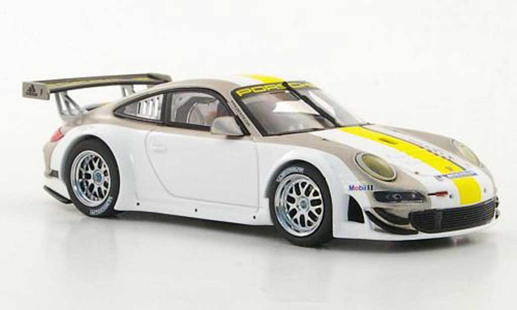 Porsche 997 GT3 RSR 1/43 Minichamps GT3 RSR bianco modellino in miniatura