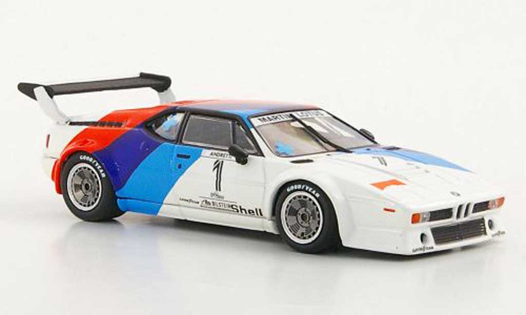 Bmw M1 1979 1/43 Minichamps 1979 Procar No.1 M.Andretti modellino in miniatura