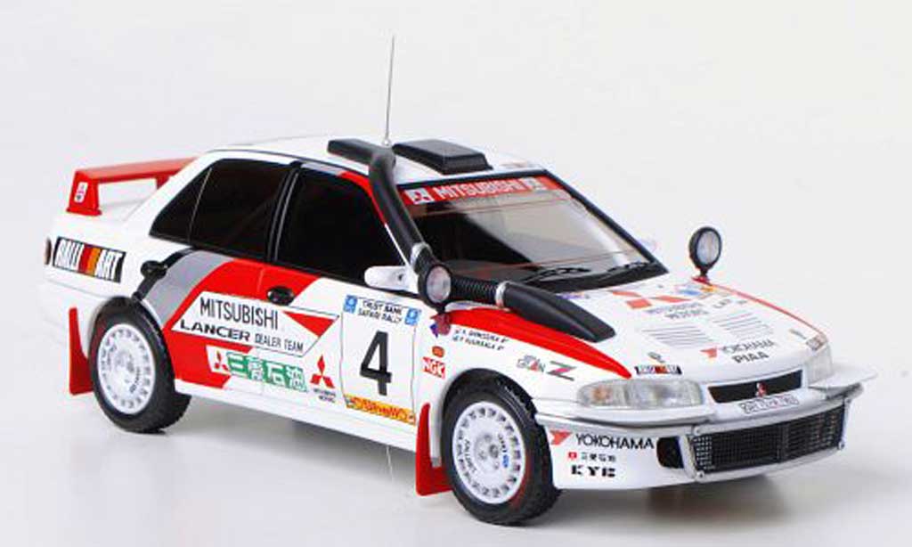 Mitsubishi Lancer Evolution II 1/43 HPI Evolution II No.4 RalliArt P.Kuukkala / K.Shinozuka Safari Rally 1994 modellino in miniatura