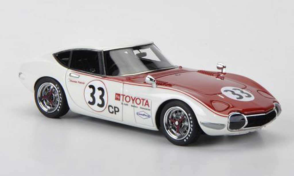 Toyota 2000 GT 1968 1/43 HPI 1968 No.33 S.Patrick SCCA modellino in miniatura