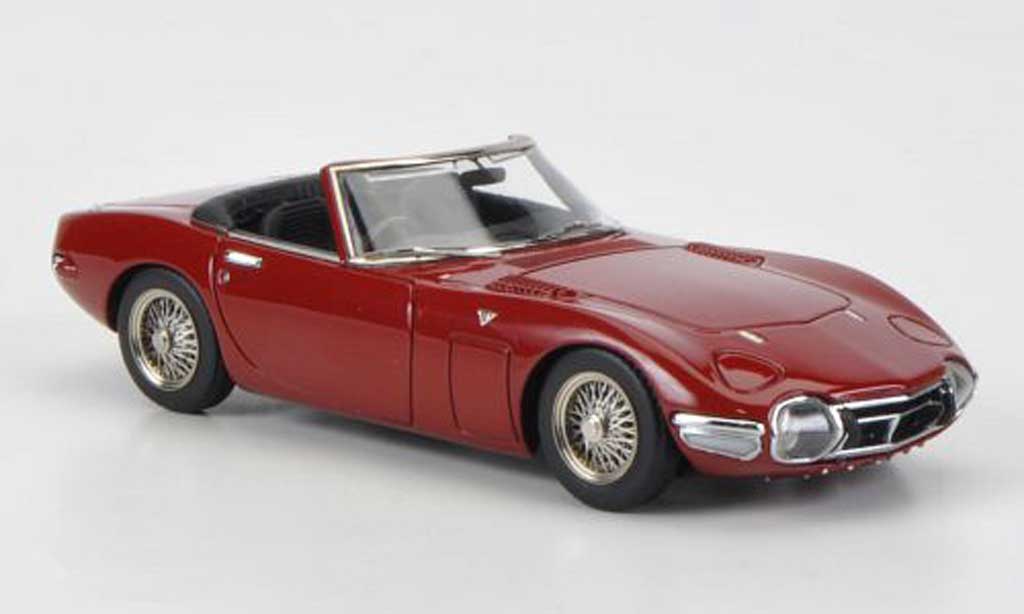 Toyota 2000 GT 1/43 HPI Roadster rosso RHD modellino in miniatura