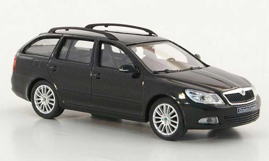 Skoda Octavia Combi 1/43 Abrex Combi II nero 2008 modellino in miniatura