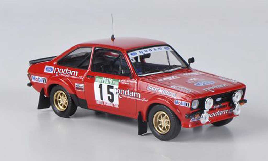 Ford Escort MK2 1/43 Mini Partes MK2 No.15 Rodam J.Miguel / J.L.Nascimento Rally Portugal 1985 modellino in miniatura