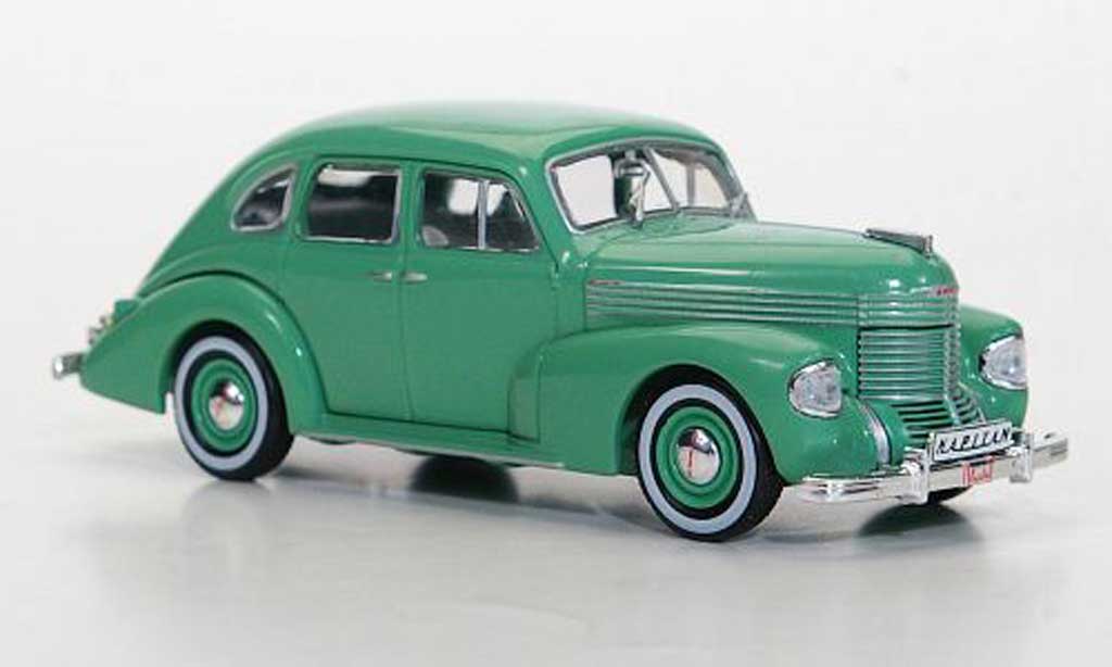 Opel Kapitan 1/43 Hachette grun (ohne Magazin) 1938 modellino in miniatura