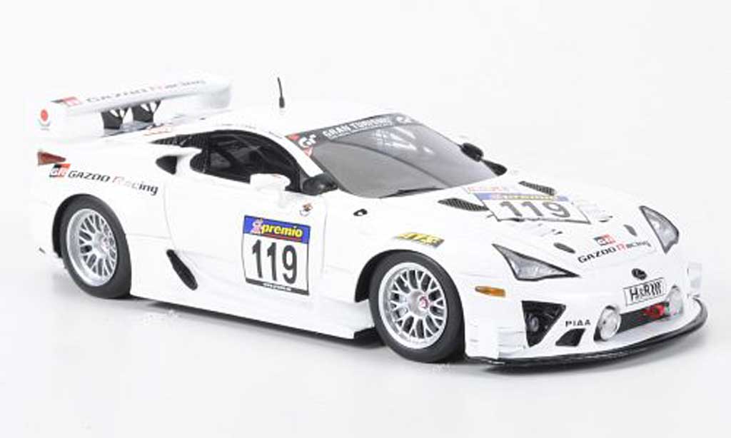 Lexus LFA 1/43 Ebbro No.119 4h Rennen VLN Nurburgring 2011 modellino in miniatura