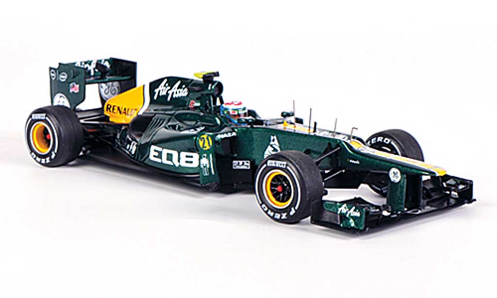Caterham F1 CT01 2012 1/43 Spark CT01 2012 No.21 V.Petrov GP Malaysia 2012 modellino in miniatura