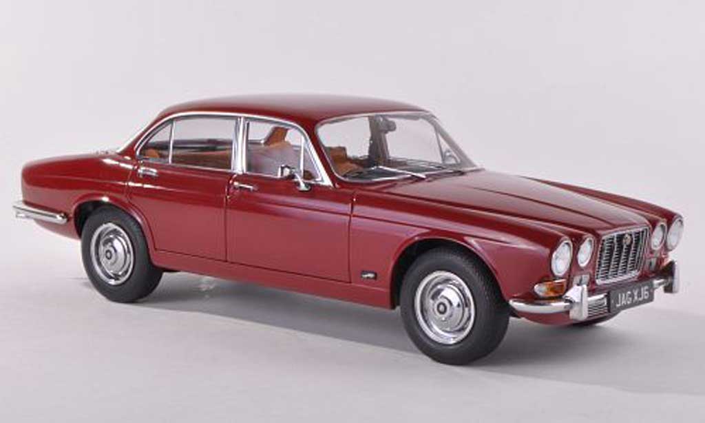 Jaguar XJ 6 1/18 Paragon 6 Series 1 2.8 nero-rosso RHD 1971 modellino in miniatura