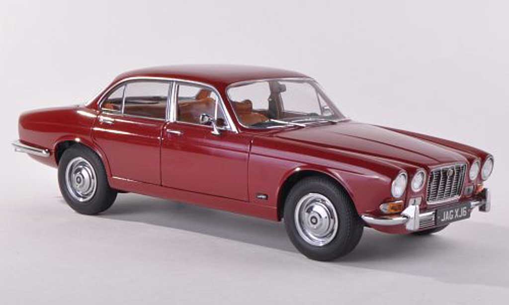 Jaguar XJ 6 1/18 Paragon 6 Series 1 2.8 nero-rosso LHD 1971 modellino in miniatura