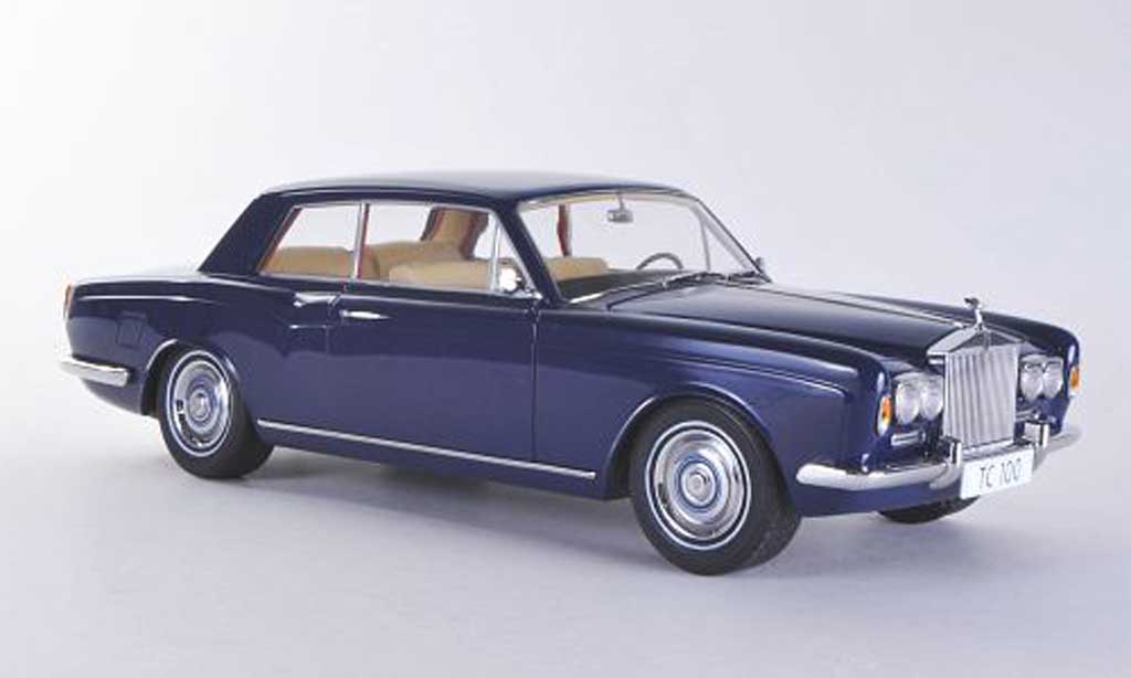 Rolls Royce Silver Shadow 1/18 Paragon MPW 2-Door Coupe blu LHD modellino in miniatura