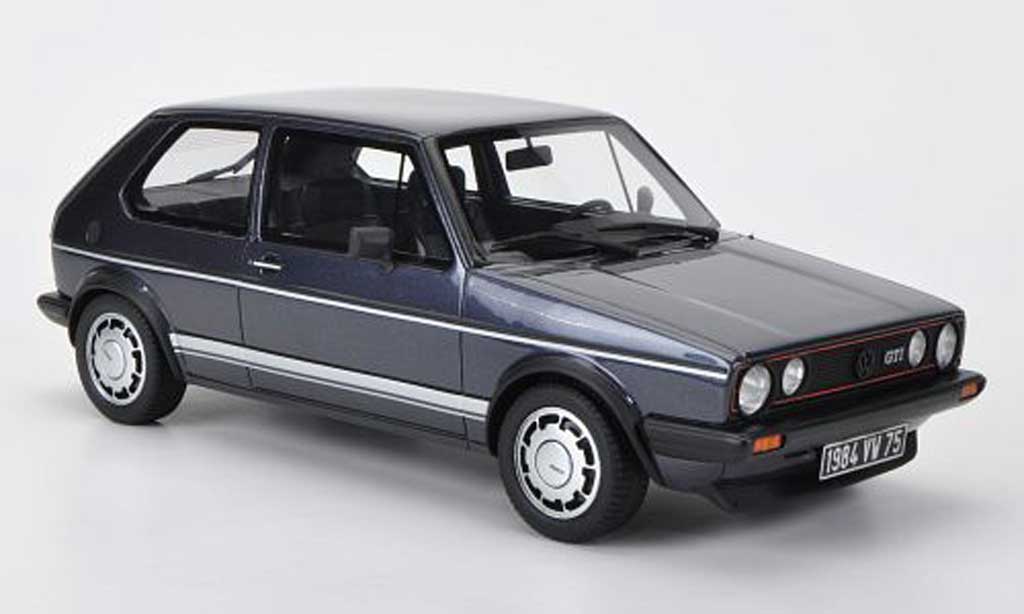 Volkswagen Golf 1 GTI 1/18 Ottomobile 1 GTI 1800 Plus (Pirelli) blugrigio modellino in miniatura