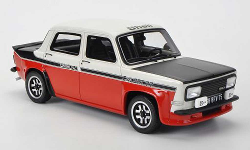 Simca 1000 1/18 Ottomobile Rally 2 Coupe SRT 77 bianco/rosso/mattnero modellino in miniatura