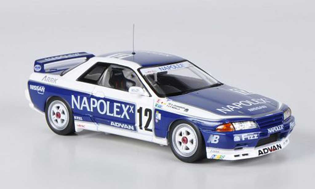Nissan Skyline R32 1/43 HPI R32 GT-R No.12 Napolex S.Johansson / P.Barilla JTC 1991 modellino in miniatura