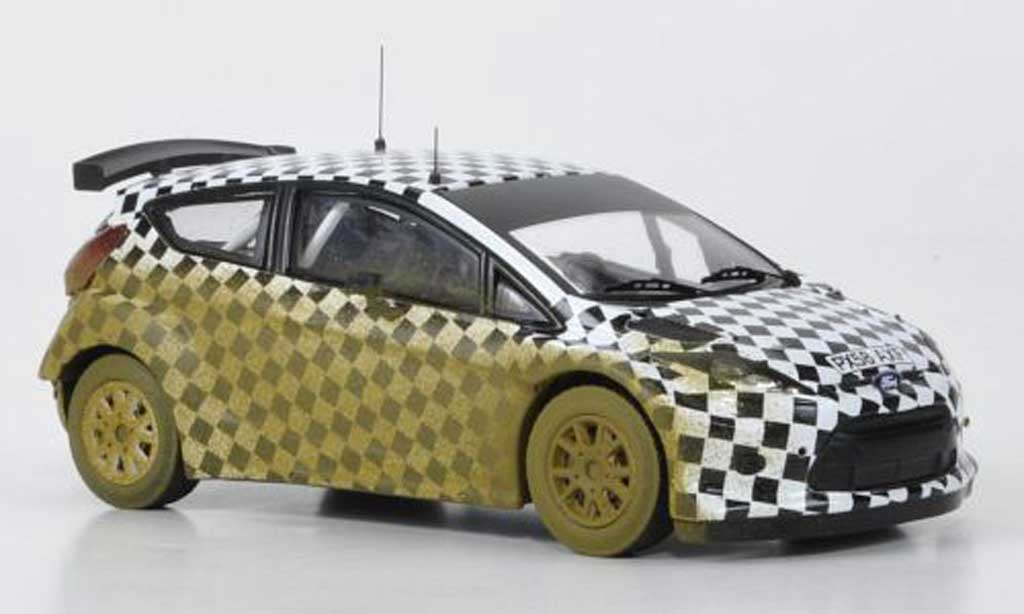 Ford Fiesta S2000 1/43 IXO S2000 M.Wilson Testfahrzeug Greystoke Forest 2009 modellino in miniatura