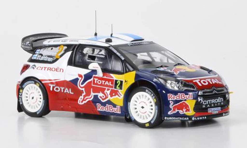 DS Automobiles DS3 WRC 2012 1/43 IXO WRC 2012 WRC No.2 Red Bull Hirvonen/Lehtinen Rally Monte Carlo 2012 modellino in miniatura