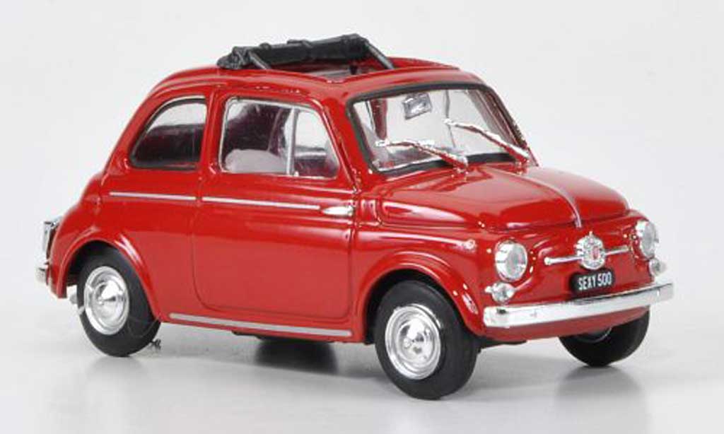 Fiat 500 1/43 Brumm Sexibrumm rosso ohne Katalog 1960 modellino in miniatura