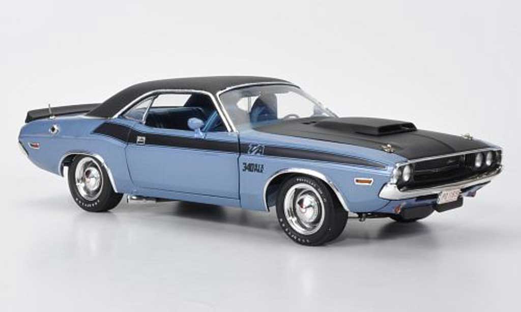 Dodge Challenger 1970 1/18 Highway 61 1970 T/A blugrigio/matt nero modellino in miniatura