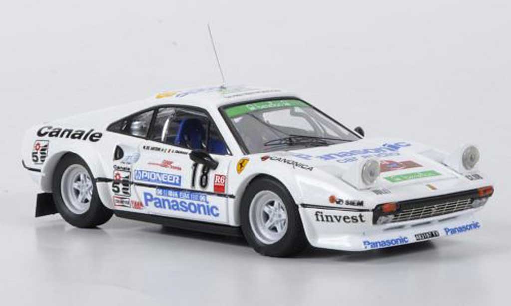 Ferrari 308 GTB 1/43 Best GTB Gr.4 No.18 A.Tognana / M.de Antoni Rally Elba 1982 modellino in miniatura