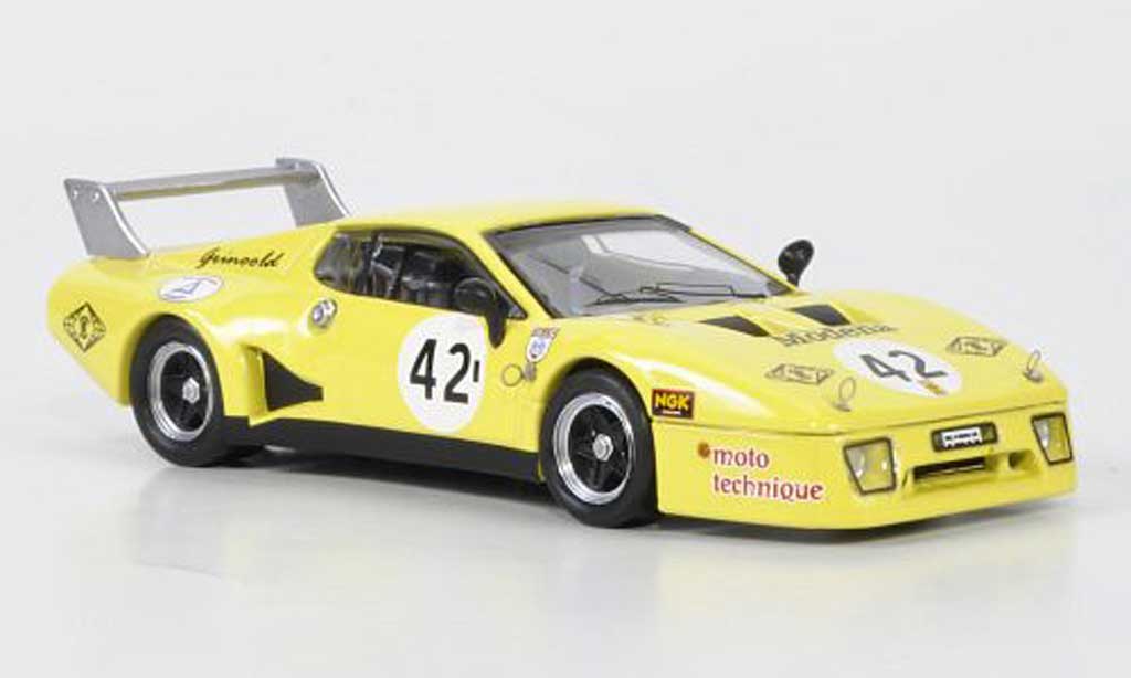 Ferrari 512 BB LM 1/43 Best BB LM No.42 Bond / Bell / Grinoold Silverstone 1981 modellino in miniatura