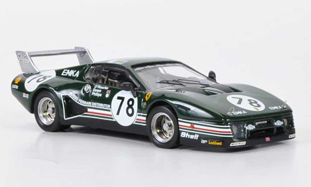 Ferrari 512 BB LM 1/43 Best BB LM No.78 O'Rourke / Down / Philips 24h Le Mans 1980 modellino in miniatura