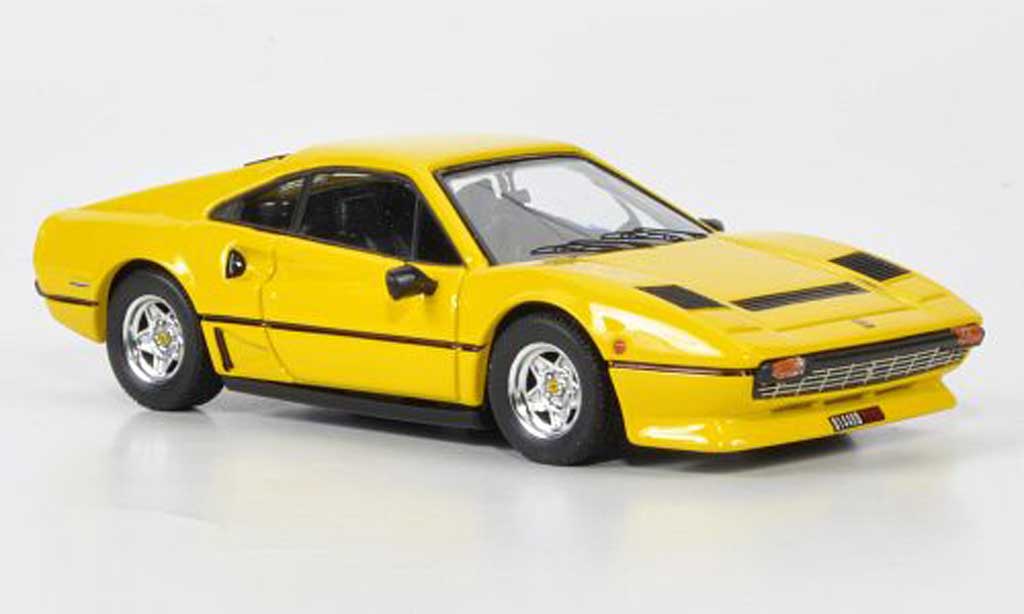 Ferrari 208 GTB 1/43 Best GTB Turbo giallo 1982 modellino in miniatura