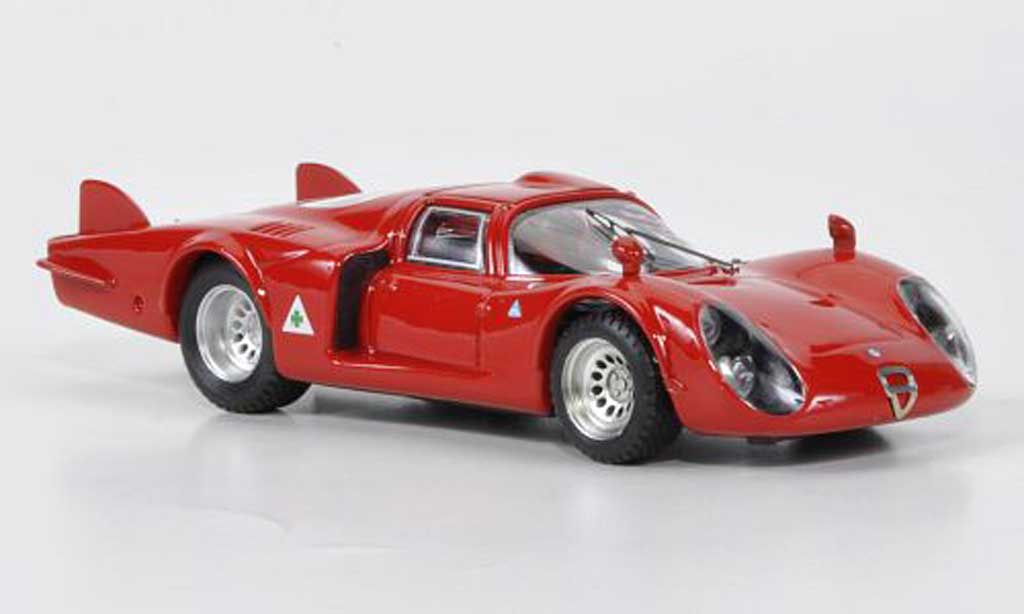 Alfa Romeo 33.2 1968 1/43 Best 1968 Coda Lunga Testfahrzeug modellino in miniatura